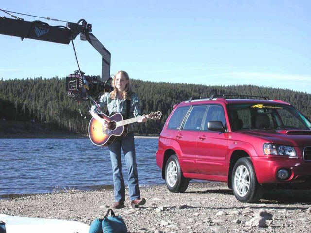 HD TV commercial production by HD video crew in Breckenridge Colorado.